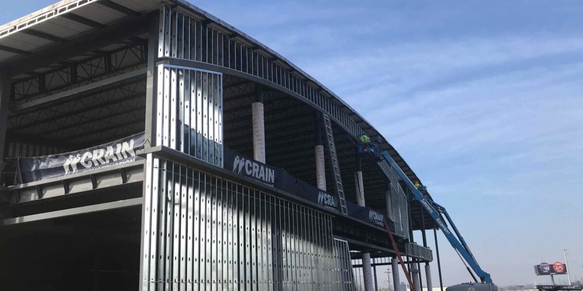 Crain Construction Site Crain Work on a Sunny Day